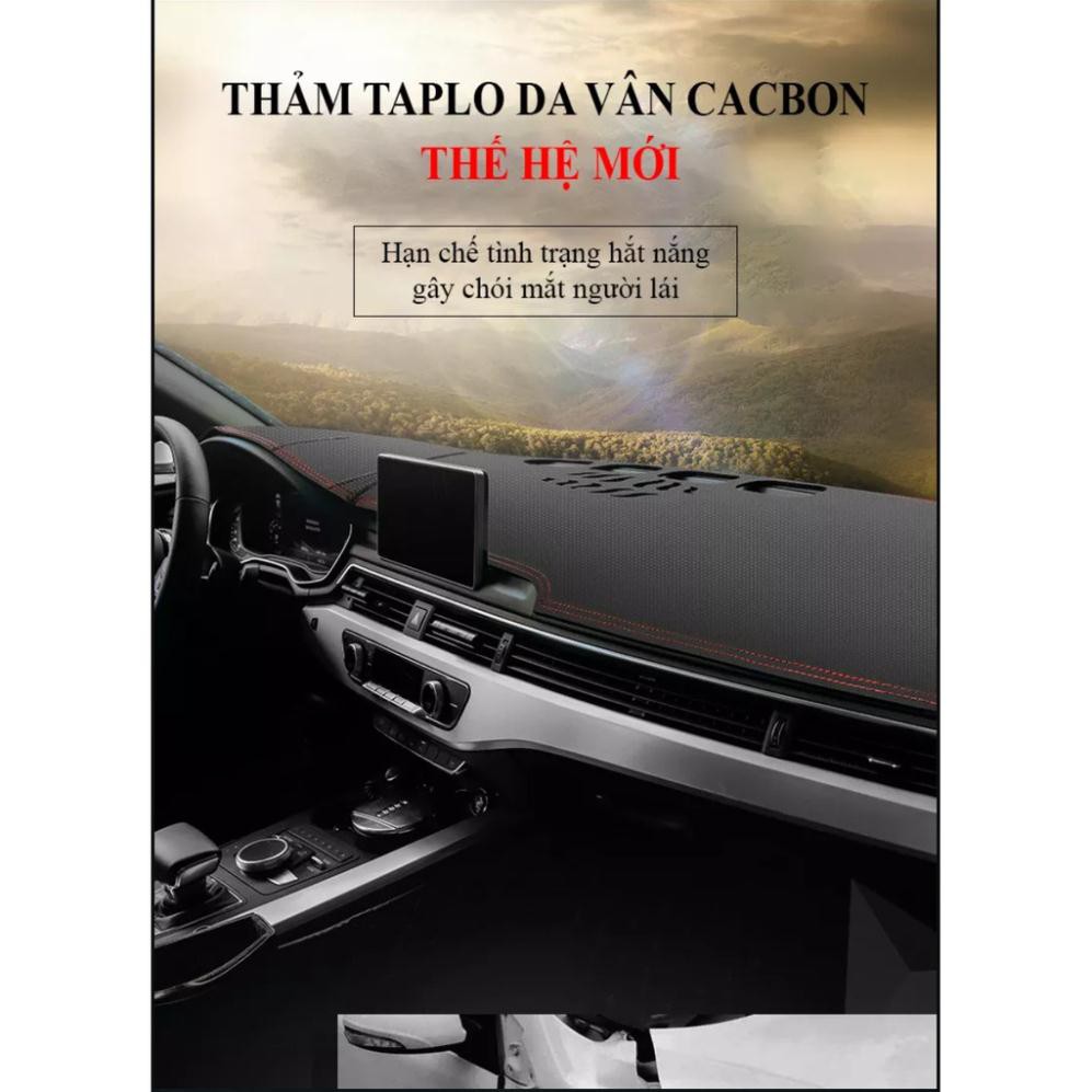 Thảm taplo TOYOTA ALTIS, thảm phủ taplo da dập vân cacbon cao cấp chống nắng - chống nóng hiệu quả cho [Ô Tô]