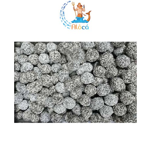 Bao 100g, 500g vật liệu lọc xử lý nước bể cá cảnh sứ bi muối tiêu