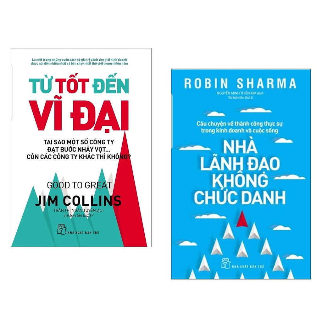 Sách - Combo từ tốt đến vĩ đại + nhà lãnh đạo không chức danh ( 2 cuốn ) | BigBuy360 - bigbuy360.vn