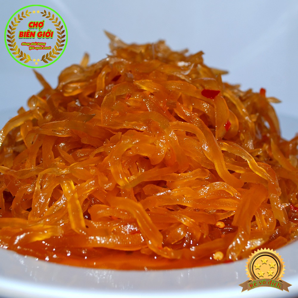 Dưa Mắm Đu Đủ Châu Đốc Giòn Thơm Trộn Sẵn Vừa Ăn Hủ 500gr