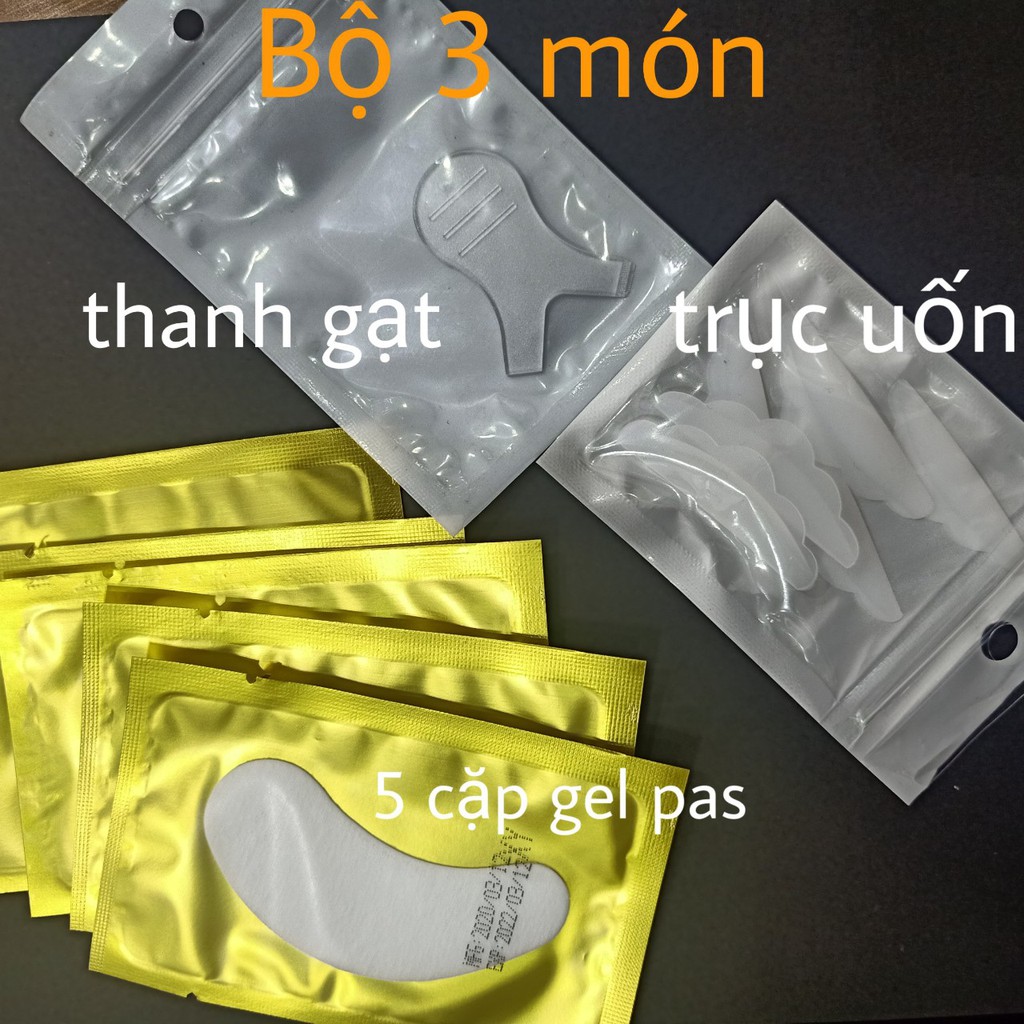 trục uốn mi 6d silicon bộ 3size S M L