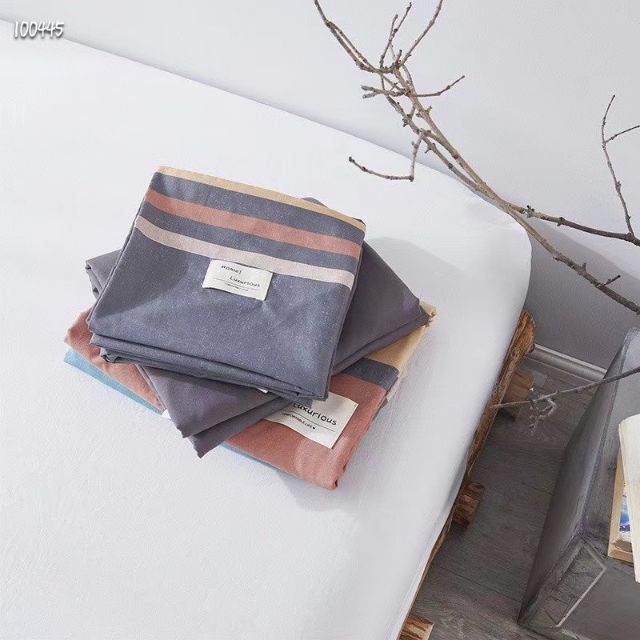 Bộ cotton Tici Kẻ ( cotton tici cao cấp)