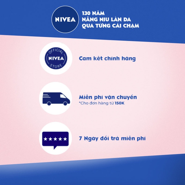 Xịt ngăn mùi Nivea trắng mịn giúp mờ vết thâm 150ml - 82967