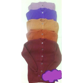 Áo len cổ tròn/cổ tim  bà già