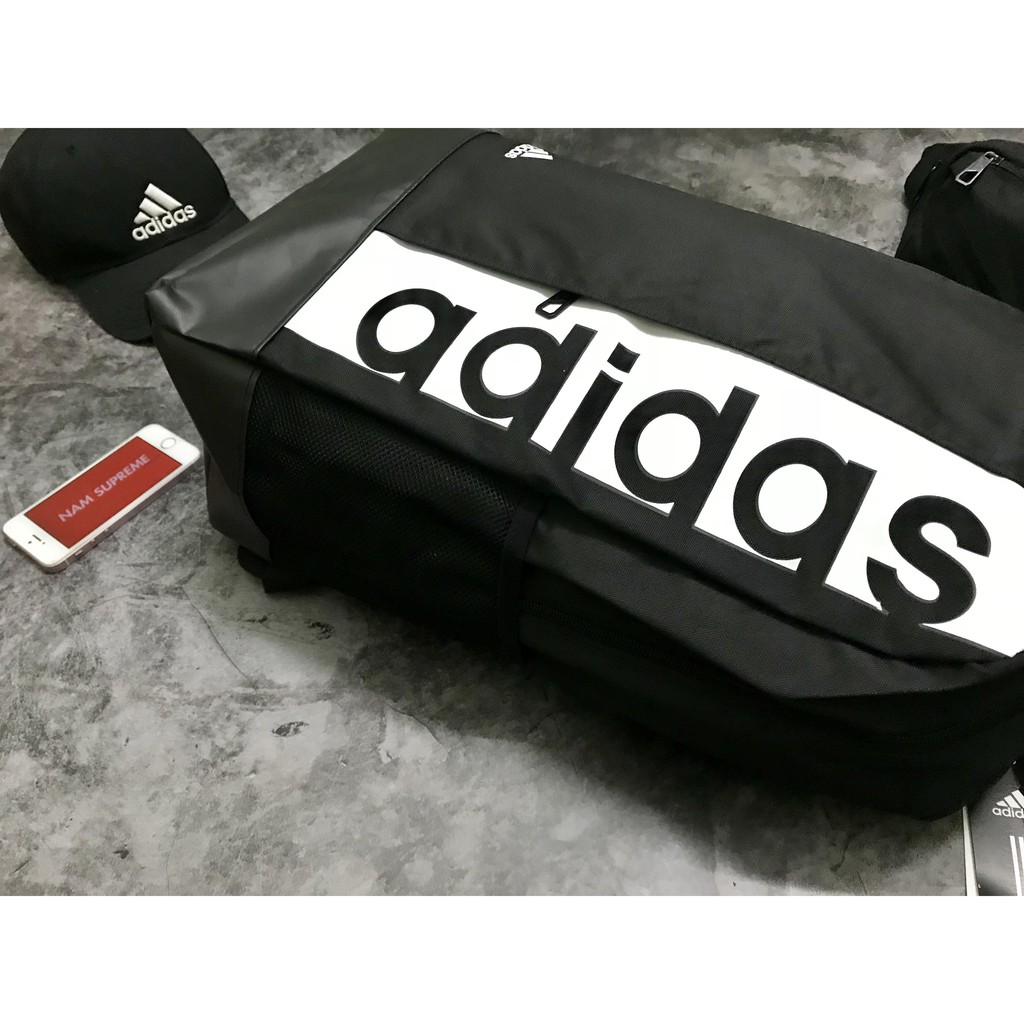 ⚡️ (Ảnh Thật + TỔNG HỢP 30 MẪU BALO SALE FREESHIP ) Balo Adidas  LINEAR PERFORMANCE BACKPACK | HÀNG XUẤT DƯ XỊN 100%