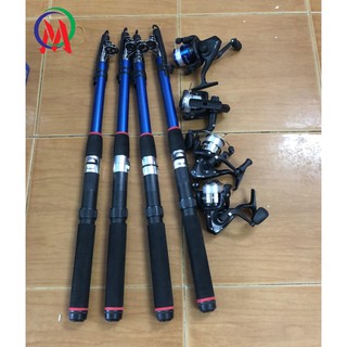 CẦN CÂU MÁY 3M (CẦN + MÁY + CƯỚC) KÈM CARD VIETTEL 20K