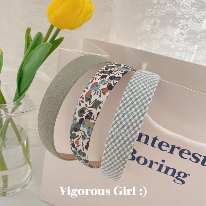 IF ME 3 Băng Đô Vải Nhiều Họa Tiết Phong Cách Hàn Quốc Cho Nữ