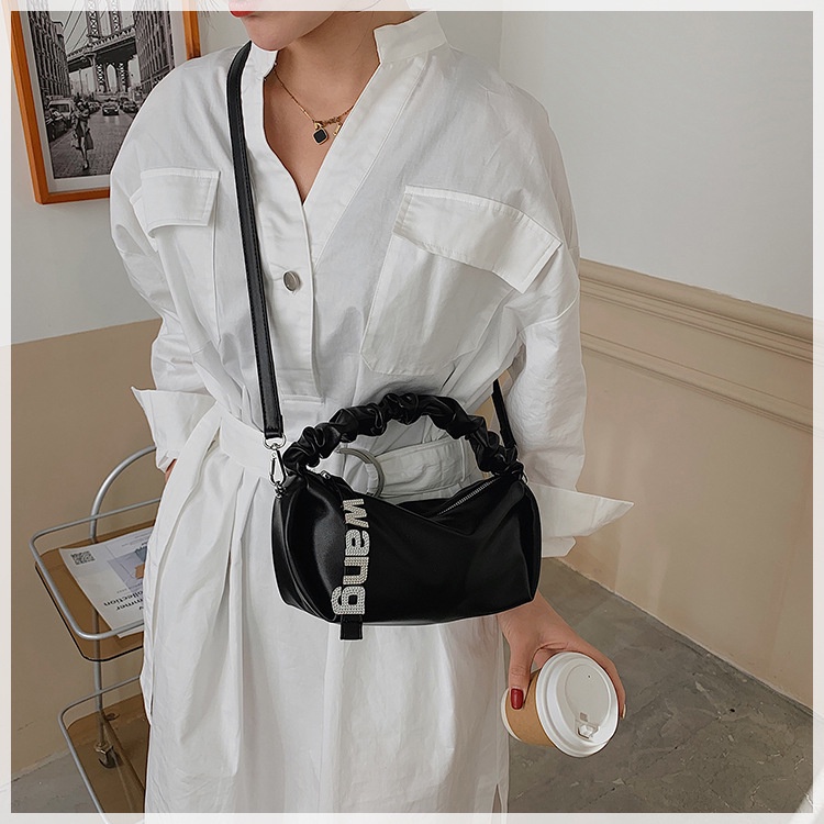 Túi đeo vai IELGY màu trơn nhỏ gọn thời trang dành cho nữ