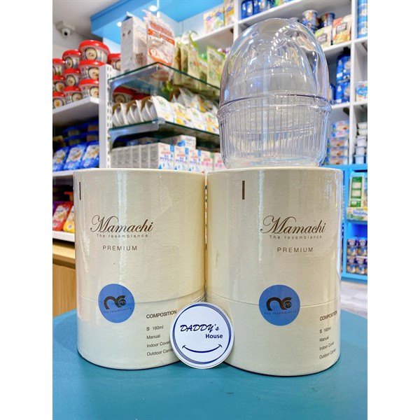 Bình sữa Mamachi silicone màu xanh dương (160ml)