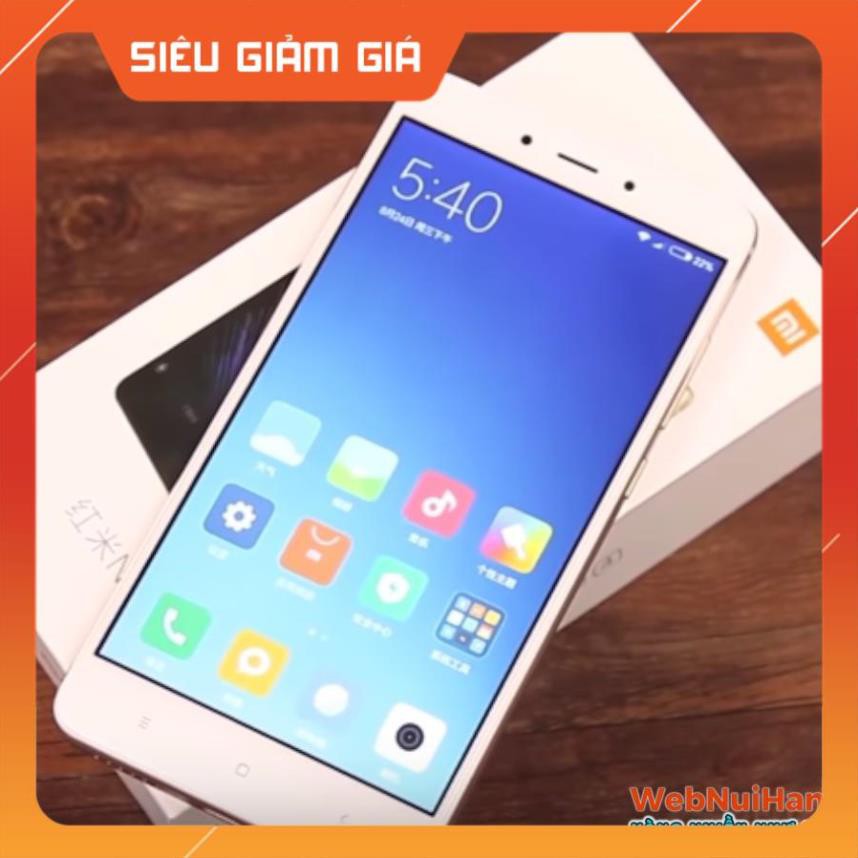 💥 Free Ship💥Điện thoại Xiaomi Redmi 4X 16GB 2 Sim, Pin 4100mA, Cảm biến vân tay, Vỏ nhôm, Nhập khẩu, Kh.Mại Ốp lưng