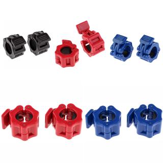 Bộ 2 kẹp khóa thanh tạ 30mm màu đen tháo lắp nhanh tiện dụng cho tập gym
