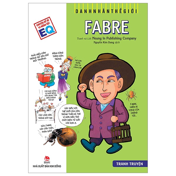 Truyện tranh Danh nhân thế giới: Fabre - Fabrê - Jean-Henri Fabre - NXB Kim Đồng