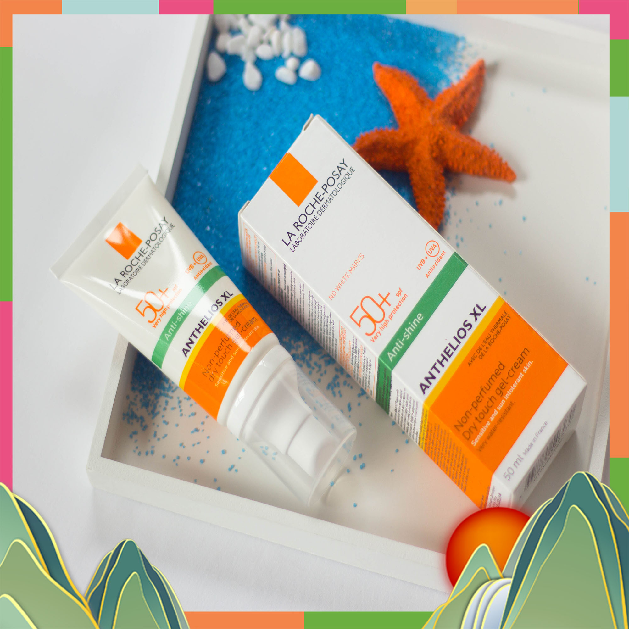 Kem Chống Nắng La Roche-Posay Anthelios Anti-shine Gel-cream Dry Touch Finish Mattifying Effect SPF 50+ 50ml | BigBuy360 - bigbuy360.vn