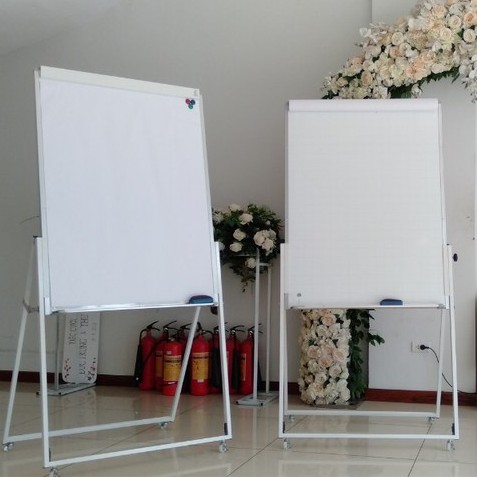 Bảng flipchart chân gấp [bảng flipchart up side down] ,Bảng Thuyết Trình đa năng ,tặng giấy ,bút dạ ,bông lau