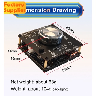 Mạch khuếch đại công suất bluetooth 5.0 cấp độ hifi 2x50w zk-502h