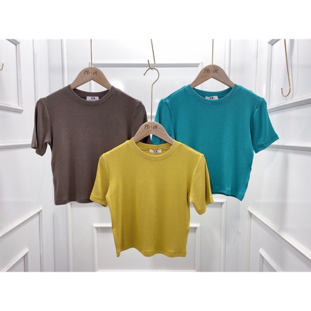 ÁO CỔ TRÒN MÁC KIM CHUẨN MS14224