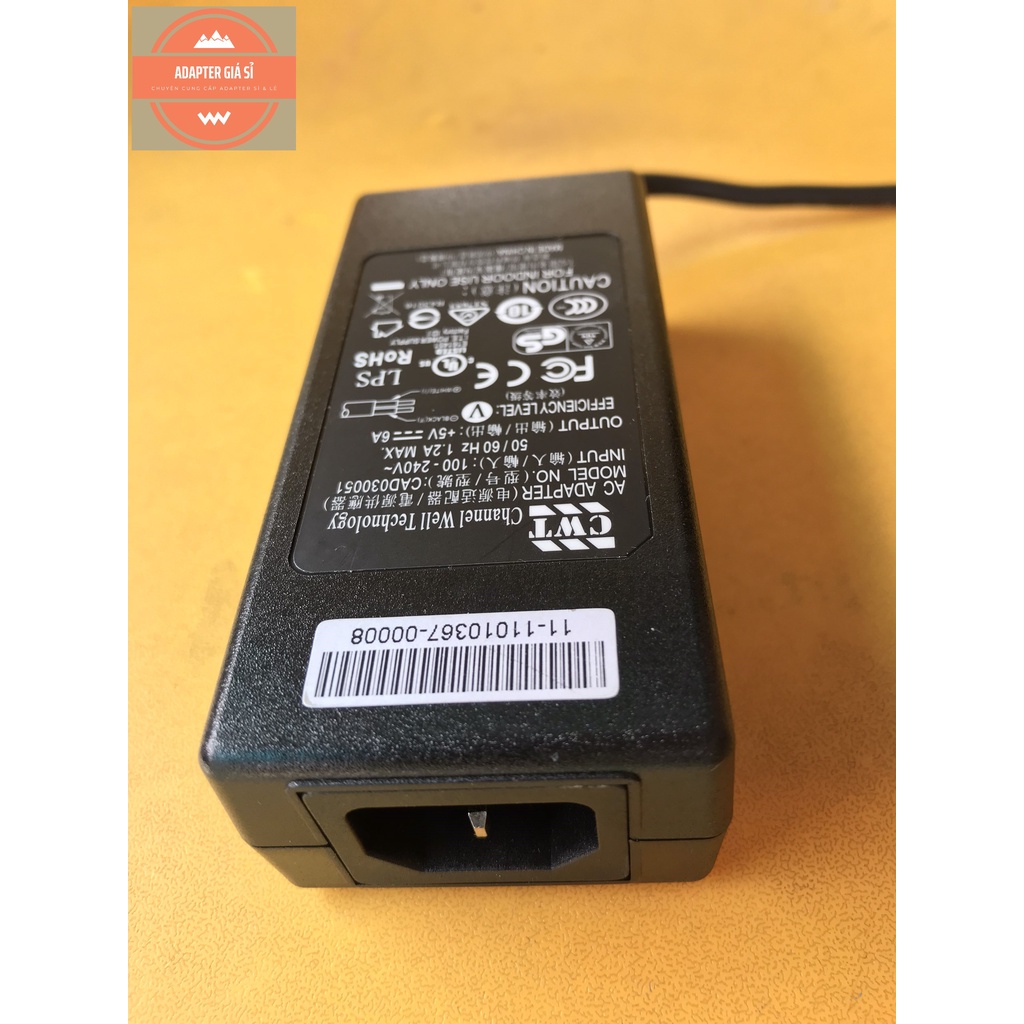 Adapter nguồn 5V 6A hàng zin bãi.