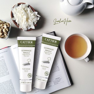 TẨY DA CHẾT ĐẤT SÉT TRẮNG CATTIER CHO DA NHẠY CẢM ❤ CATTIER WHITE CLAY SRUB