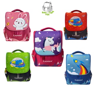 Balo chống gù cho học sinh nam/ nữ cấp 1 Ladoda - C146