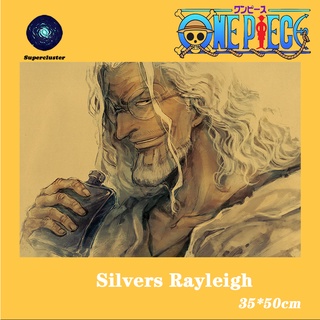 Tranh Treo Tường Trang Trí In Hình Nhân Vật Hoạt Hình One Piece, Kích Thước 35x50cm