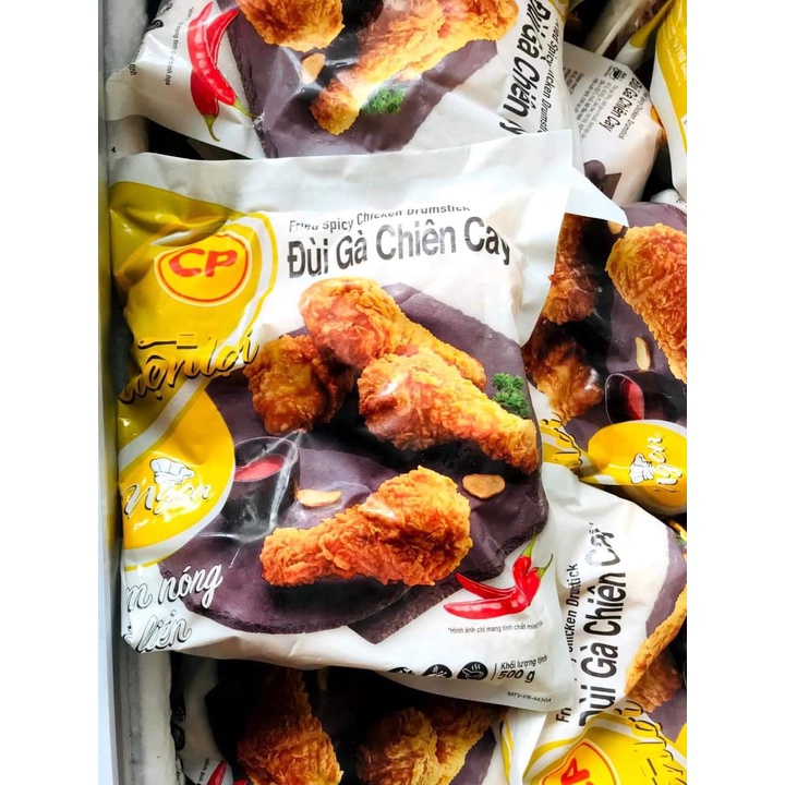Gói 500g Đùi Gà Chiên Giòn Vị Cay CP