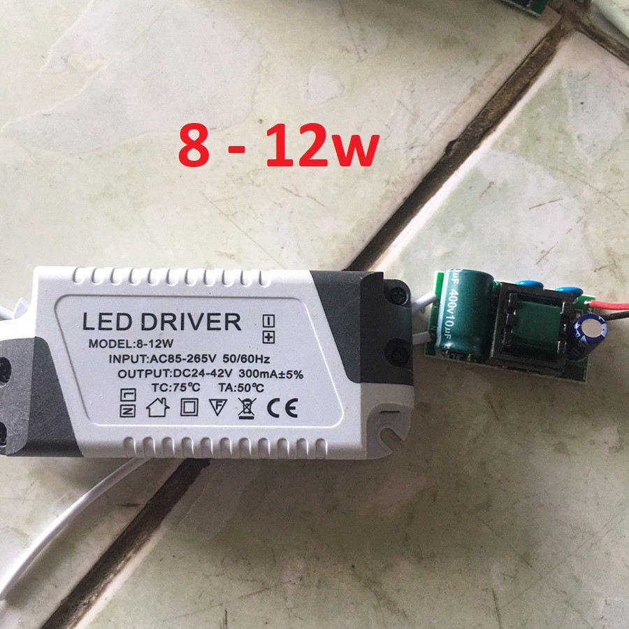 Nguồn driver tăng phô chấn lưu đèn Led trần panel ốp nổi hoặc âm 4w-36w jack tròn