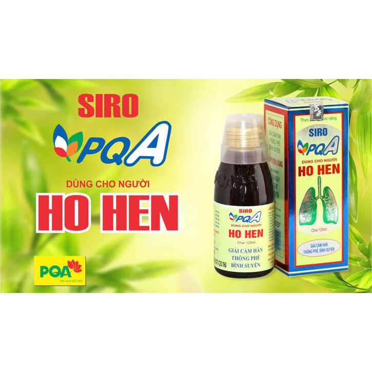 SIRO PQA HO HEN [Chai 125ml]