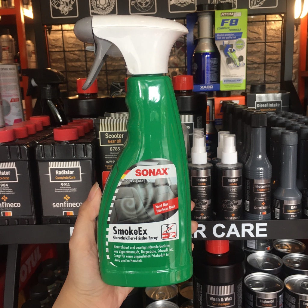 Dung dịch xịt khử mùi xe ô tô Sonax SmokeEx 500ml Sonax292241 chamsocxestore