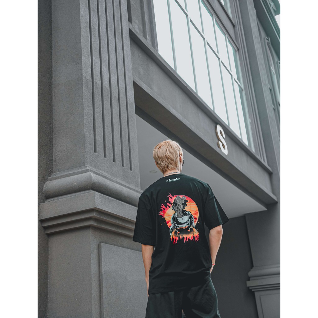ÁO THUN PHI HÀNH GIA LỬA - Áo thun cotton BLACKMIACK - Thun form rộng Unisex