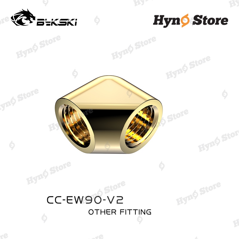 Fit 90 Double female G1/4 Bykski CC-EW90-V2 Tản nhiệt nước custom - Hyno Store