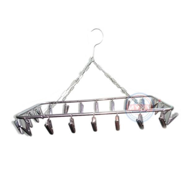 Móc dù inox vuông 26 kẹp