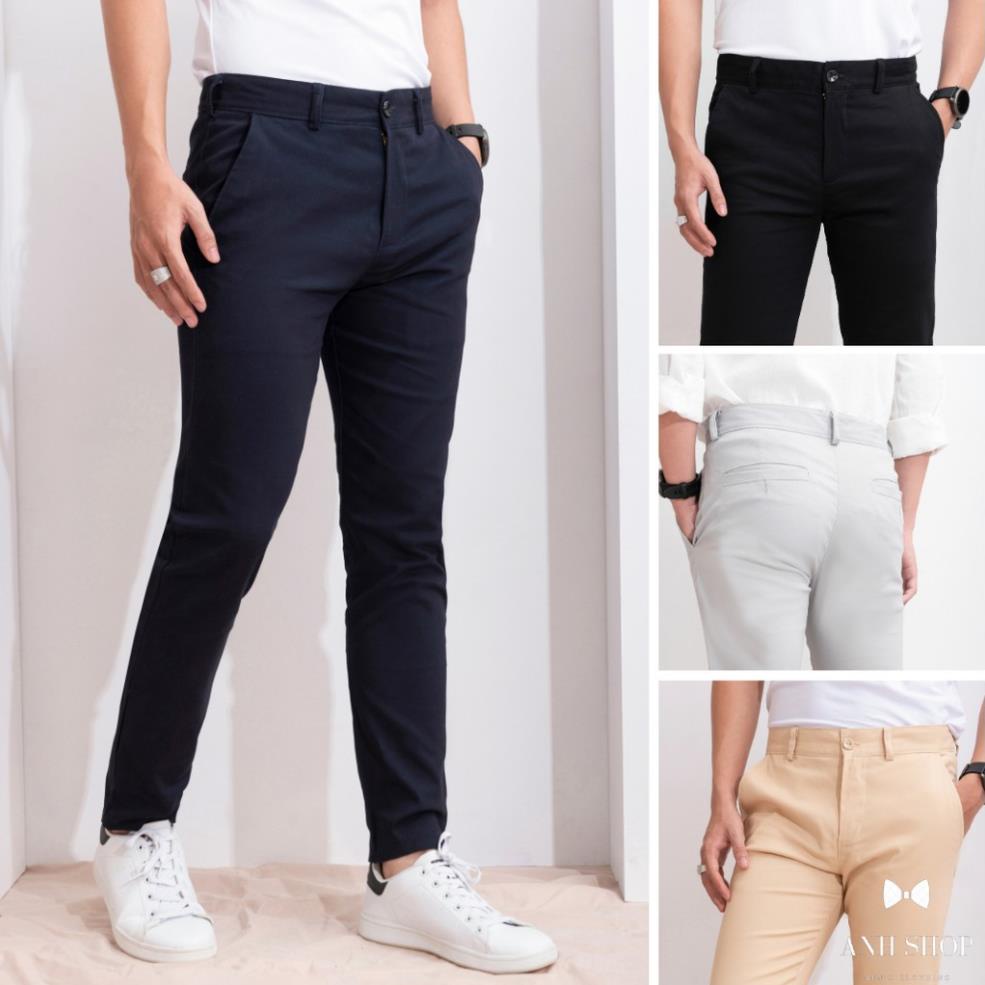 Quần kaki nam Nano vải co giãn dáng slimfit trẻ trung, năng động | BigBuy360 - bigbuy360.vn
