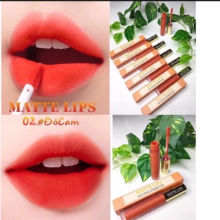 MATTE LIPS - Son Gấc Thiên Nhiên, Không Chì