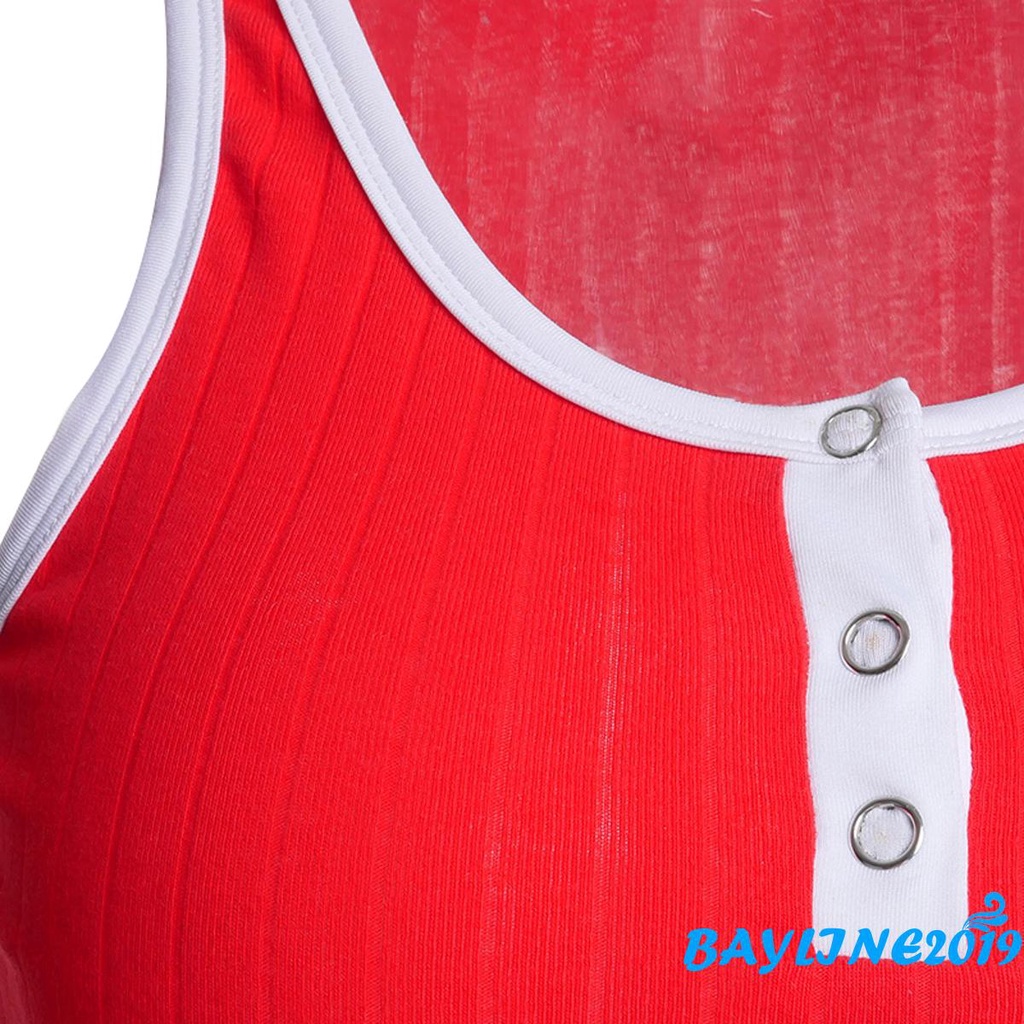 Áo không tay cổ U dáng ôm thời trang cho nữ