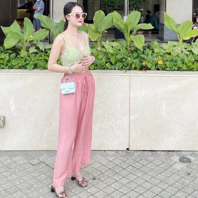 Quần ống rộng đũi nơ đi biển đi chơi siêu hot_68