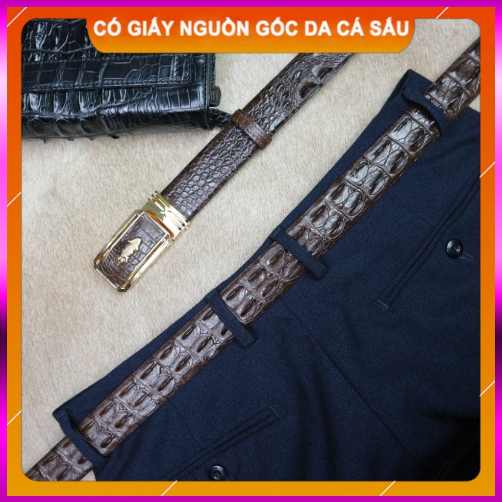 Dây Nịt Da Cá Sấu Thật Giá Tại Xưởng Konavis Shop FA