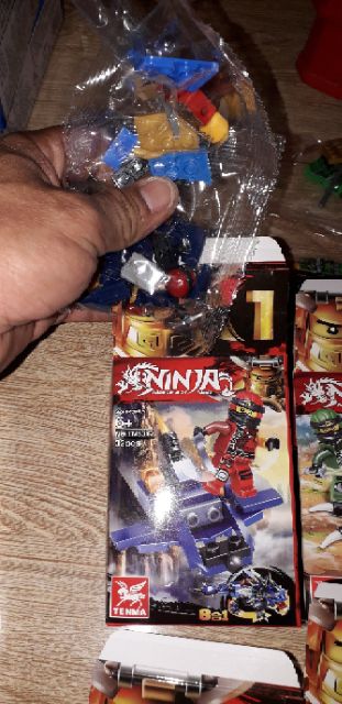 Sét 8 hộp Lắp ráp LegoNinja Rồng 6012 trọn bộ