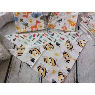 KHĂN YẾM TAM GIÁC COTTON 2 LỚP