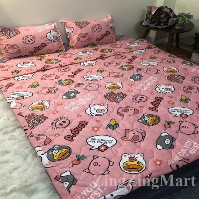 [GIÁ HỦY DIỆT] Bộ 5 Món Chăn Hè Thu Ga Gối Cung hoàng đạo (Inbox Chọn Mẫu) | BigBuy360 - bigbuy360.vn