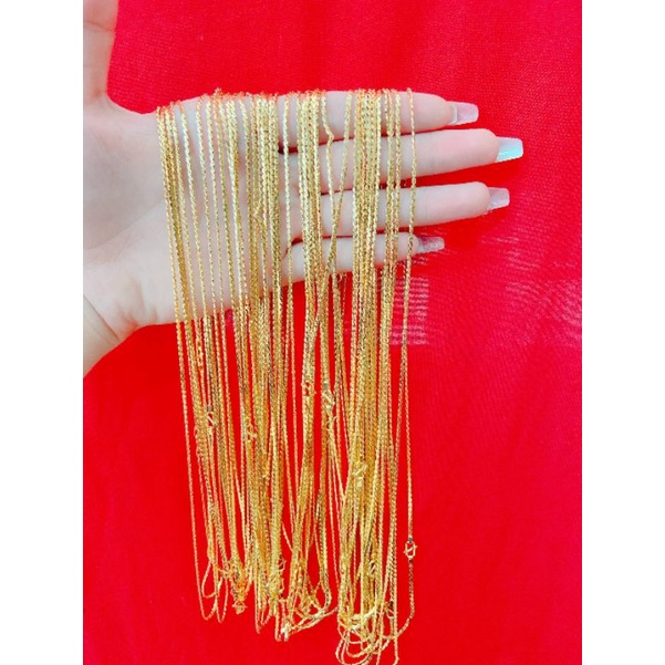 Dây chuyền xích nhỏ vàng 6k