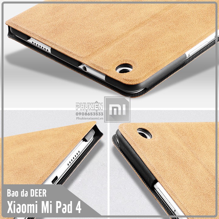 Bao da Xiaomi Mi Pad 4 giả da hươu DEER