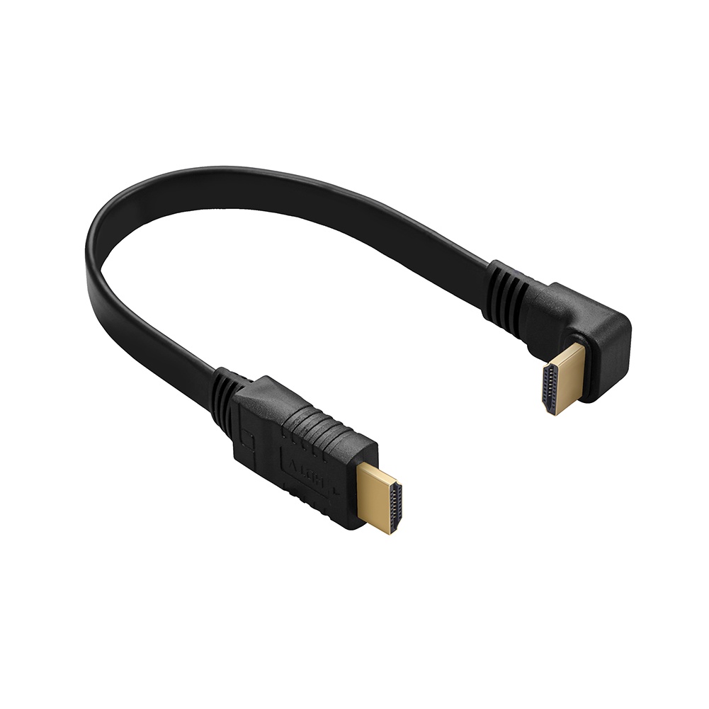 Dây Cáp Chuyển Đổi Hdmi Sang Hdmi-Compatible 4k 3d 1080p Tốc Độ Cao 30cm 270 / 90 Độ