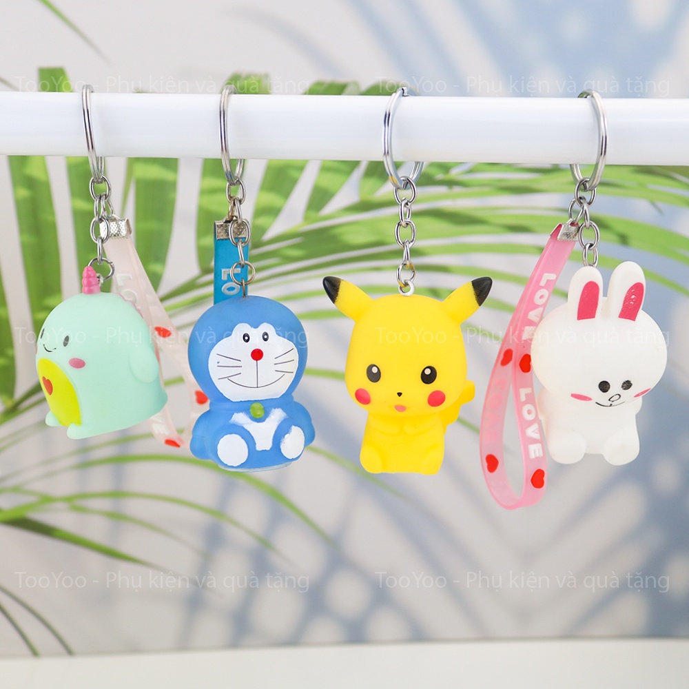 Móc khóa hình thú dễ thương cute có kèn kêu bíp bíp BK00507