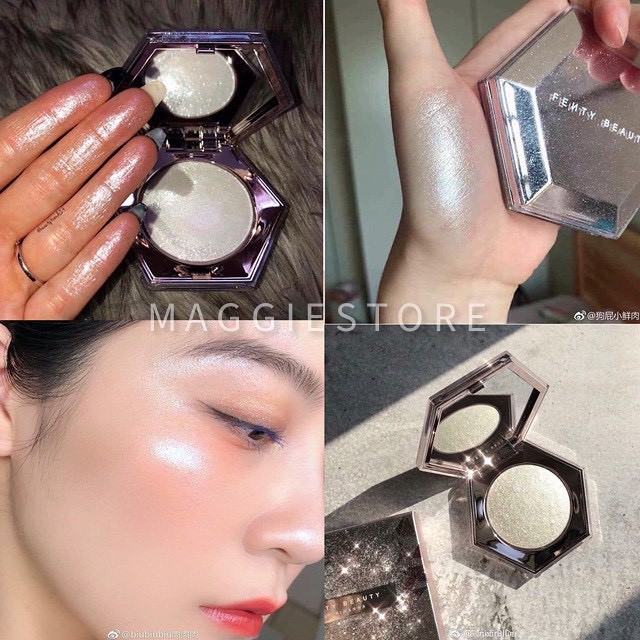 SET SON VÀ HIGHLIGHT FENTY BEAUTY DIAMOND BOMB BABY MINI FACE AND LIP