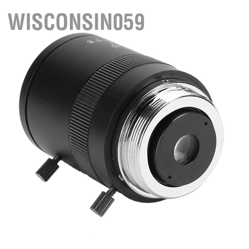 Wisconsin059 Hợp kim nhôm 3 5-8mm 720P CS- Ngàm F1.4 Camera quan sát Hướng dẫn sử dụng Ống kính khẩu độ