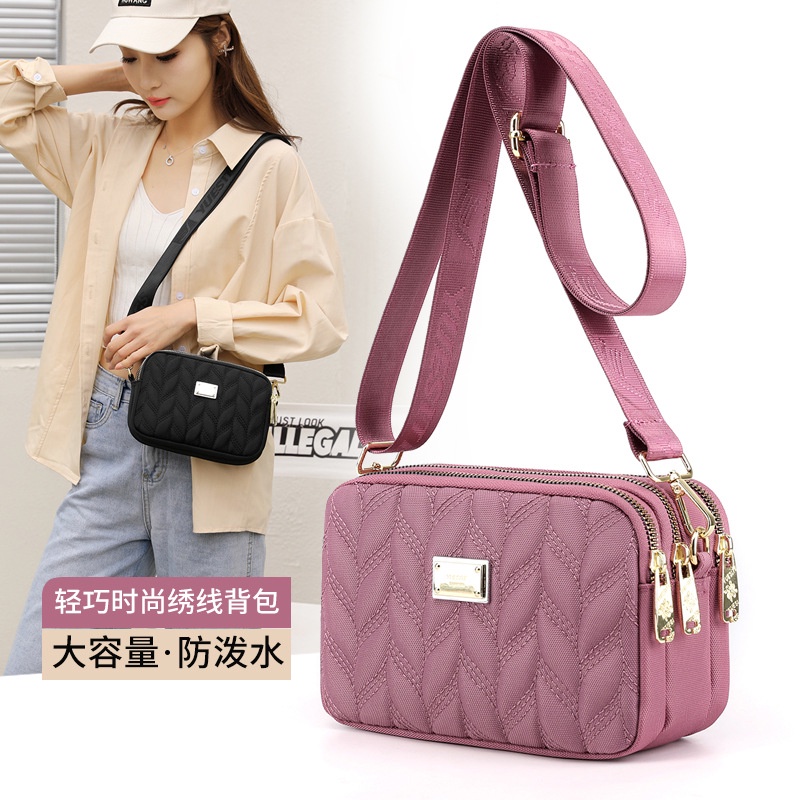Ba Lô Nylon Chống Thấm Nước Chống Trộm Sức Chứa Lớn Thời Trang Hàn Quốc Cho Nữ