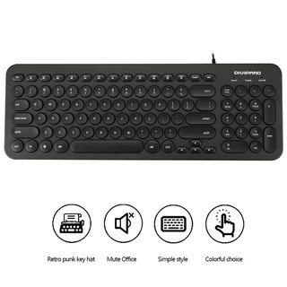 [Mã ELHA9 giảm 15% đơn 50K] Bàn phím nhỏ gọn có dây USB Divipard D520