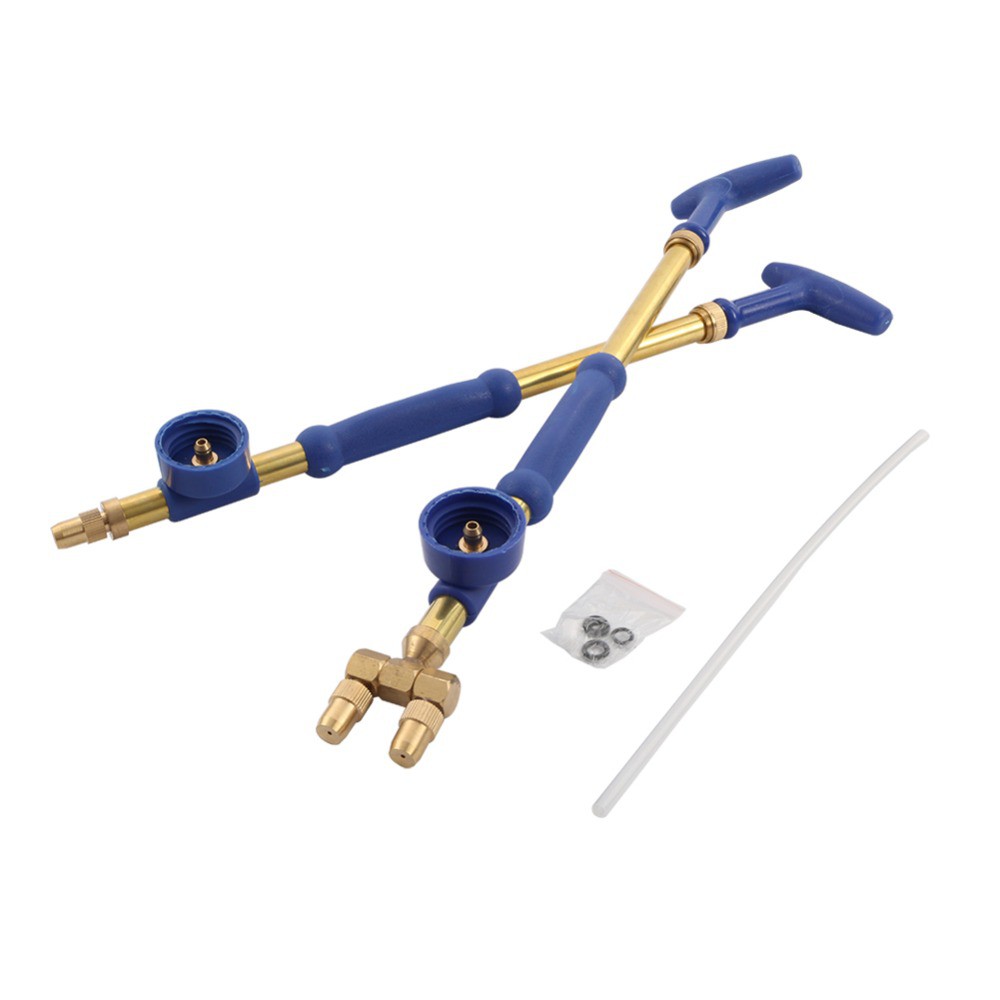 1Pc Đầu đơn / đôi Đầu đẩy bằng đồng thau Máy phun áp lực có thể điều chỉnh Bình phun sương kết nối