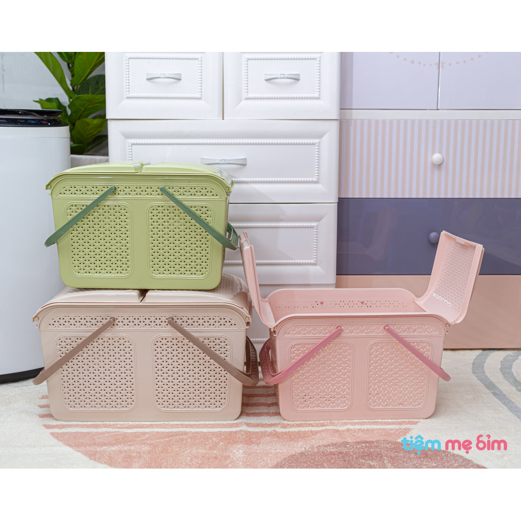 Giỏ đi sinh cao cấp Việt Nhật size nhỏ và size lớn