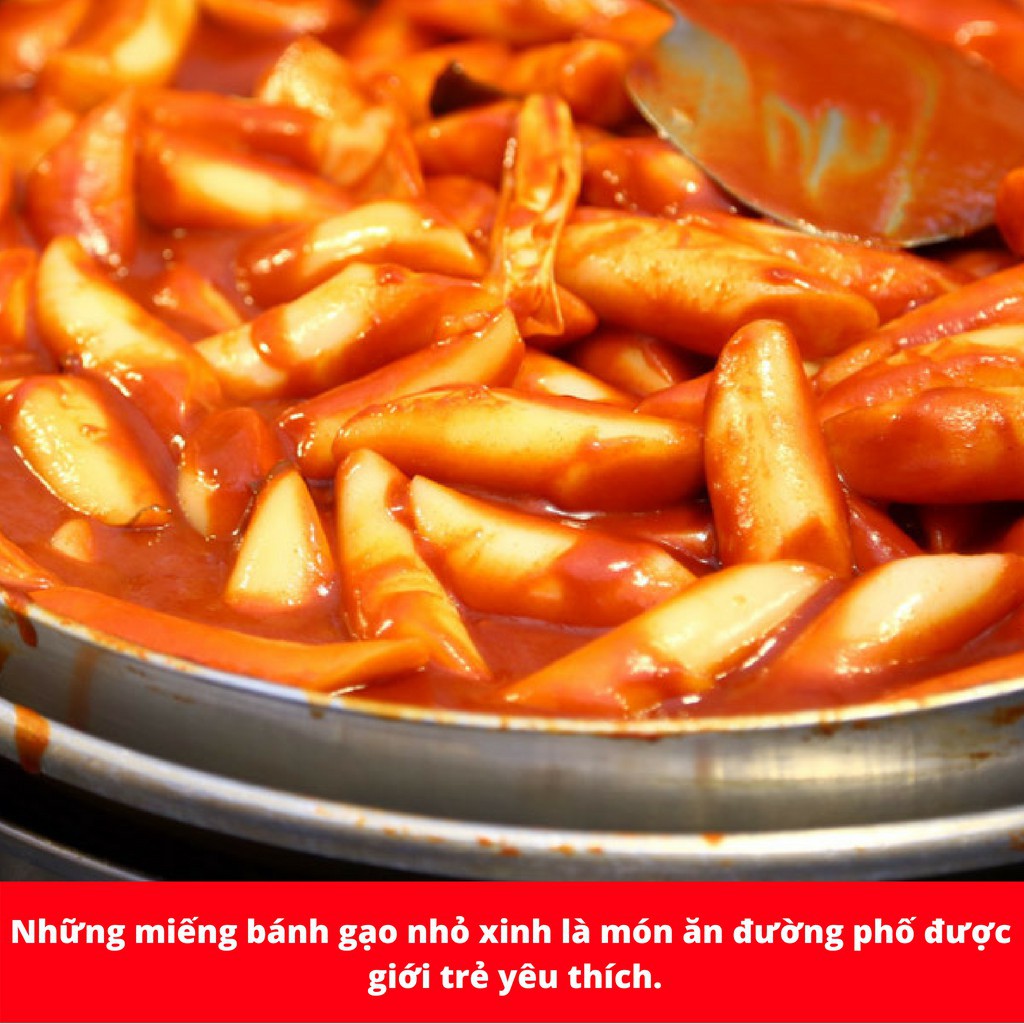 ( COMBO ) Bánh gạo HÀN QUỐC TOPOKKI 500 G (Phô mai, thường ) + 1 gói sốt TOKBOKKI HÀN QUỐC 150G